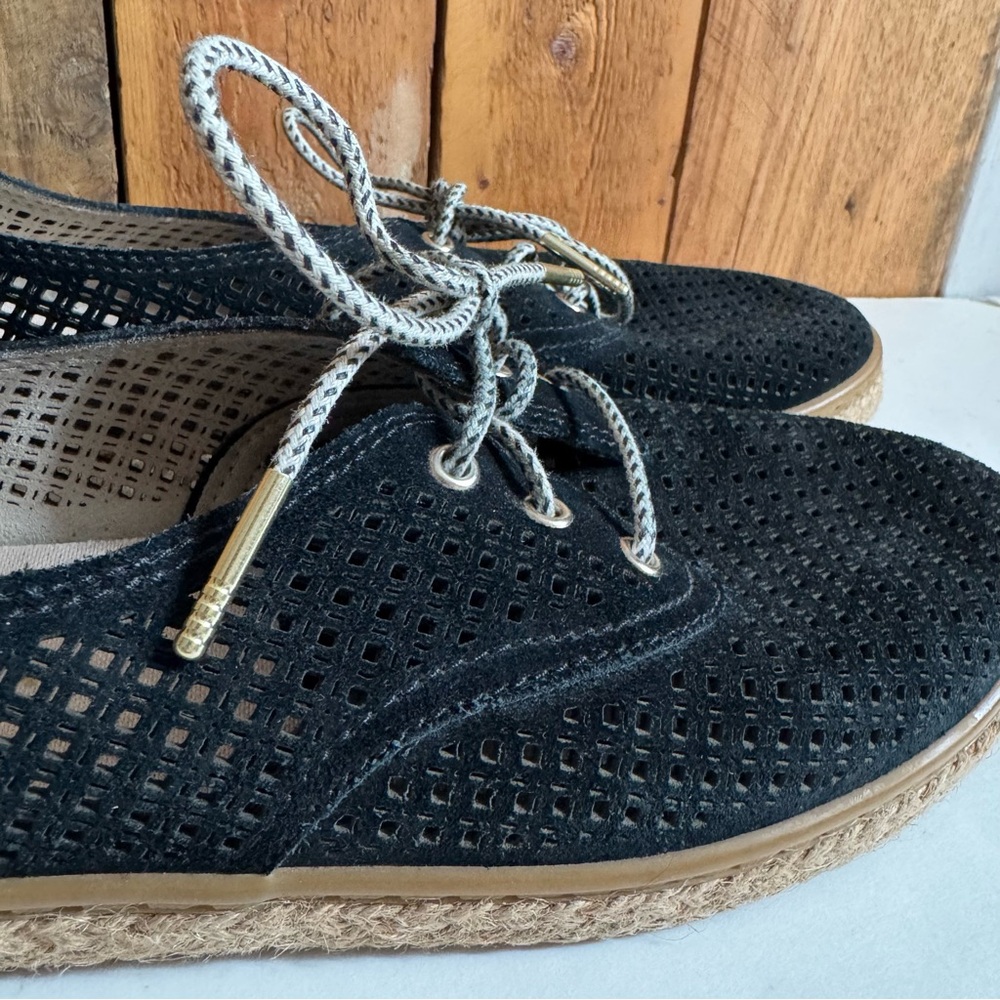 Cole Haan Suede Espadrille Lace Up - Picture 7 of 11